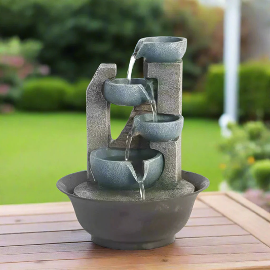 Fuente Escultural de Mesa para Calma Diaria