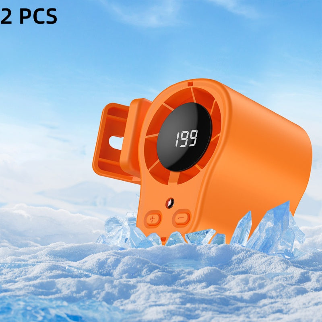 Ventilador personal LED para enfriamiento manos libres en viaje