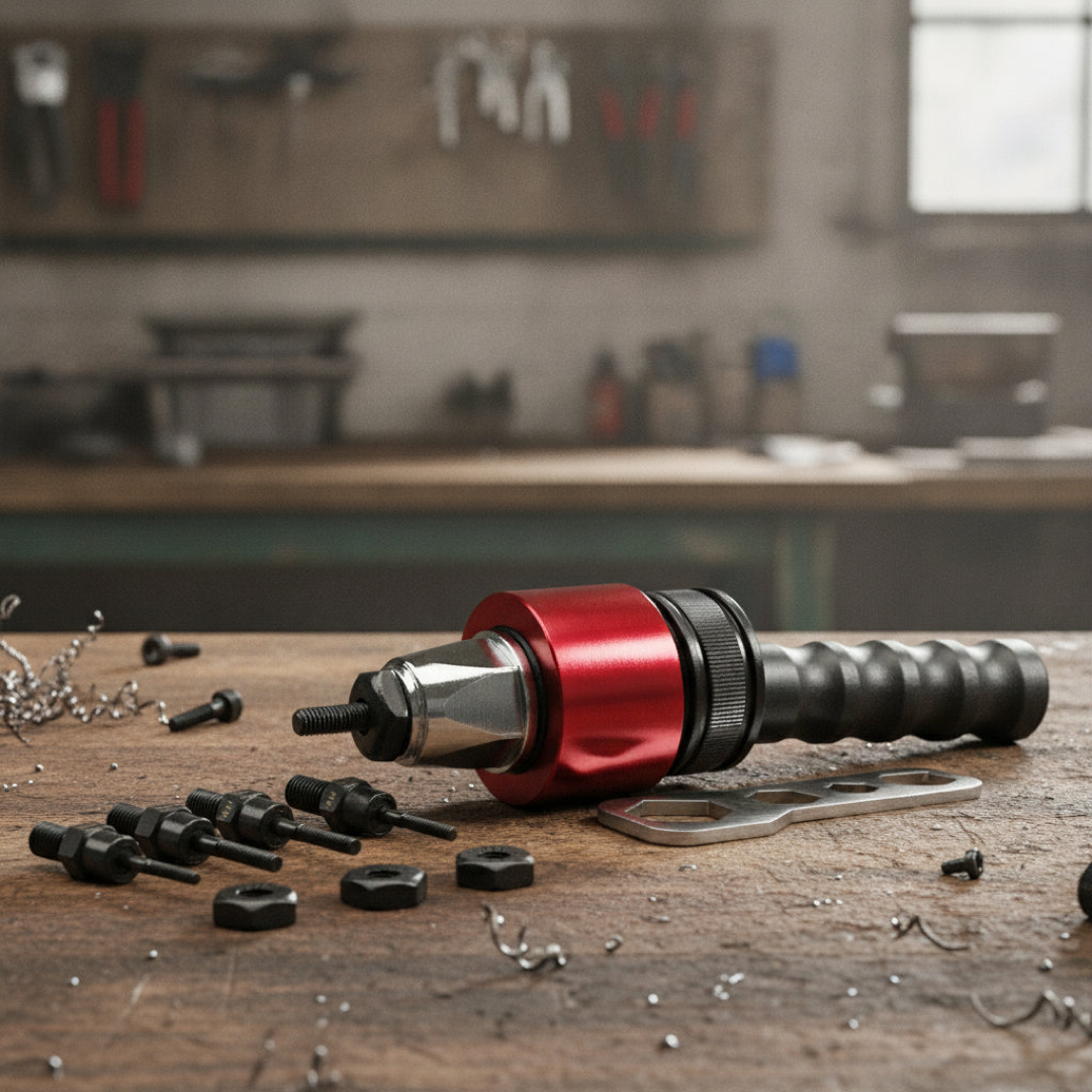 Outil de pose de rivets pour une installation sans effort