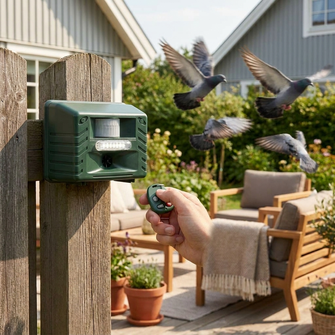 Weerbestendige vogelafweermiddel voor schonere tuinen