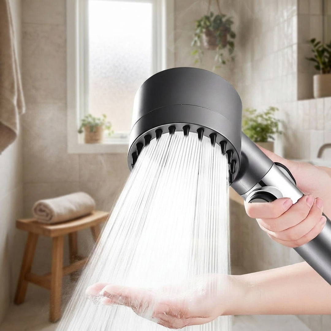 Pommeau de douche filtré pour un rinçage plus fort et plus propre