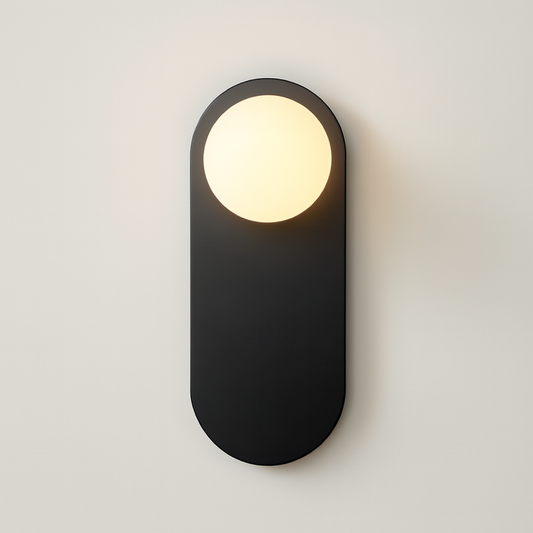 Glazen bol wandlamp – verwelkomende accentgloed