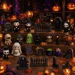 Set de calendar de Advent cu casă bântuită pentru distracție de Halloween