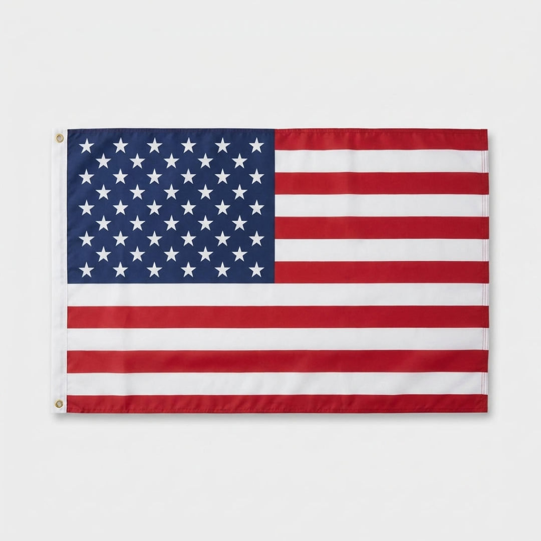 Bandera patriótica para todo clima con color duradero
