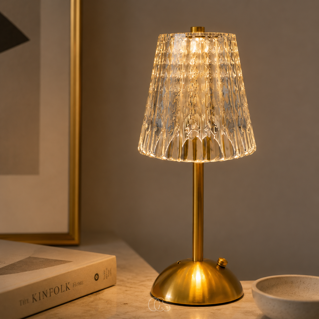 Kabellose Kristalllampe für warme Atmosphäre
