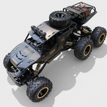 Camión monstruo RC todoterreno para juego resistente