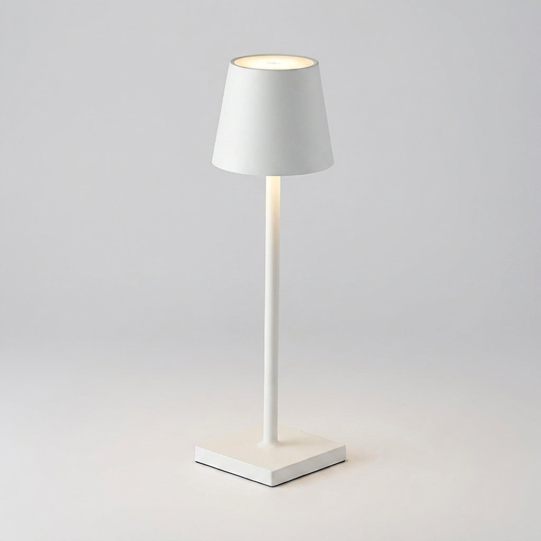 Lámpara de mesa LED inalámbrica con brillo ajustable