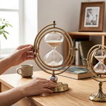 Hängender Sanduhr-Timer – kunstvolle Zeitmessung