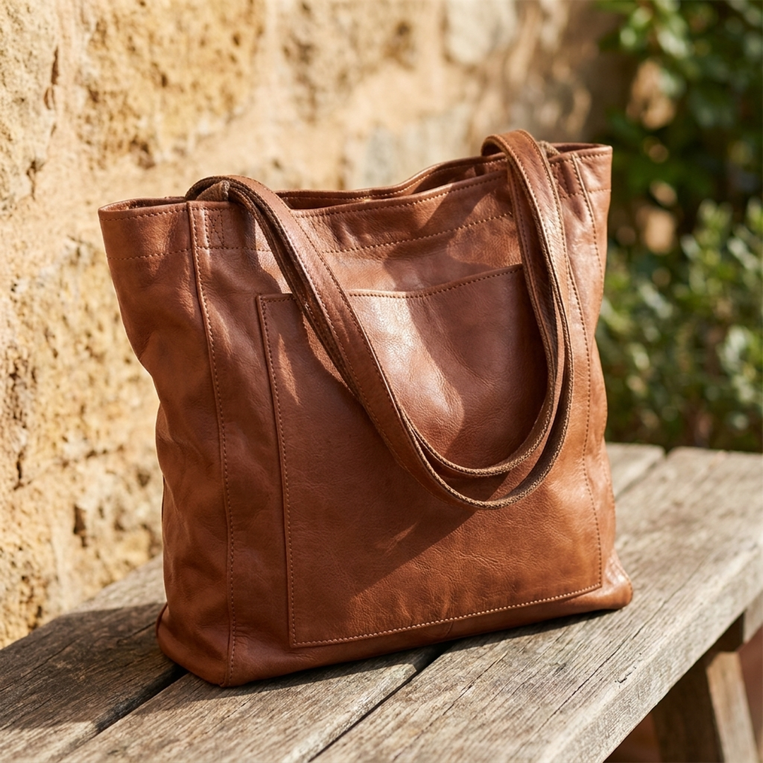 Sac à bandoulière en simili cuir pour des journées organisées