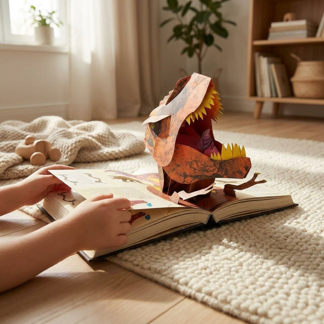 Libro de aventuras de dinosaurios para aprendizaje práctico