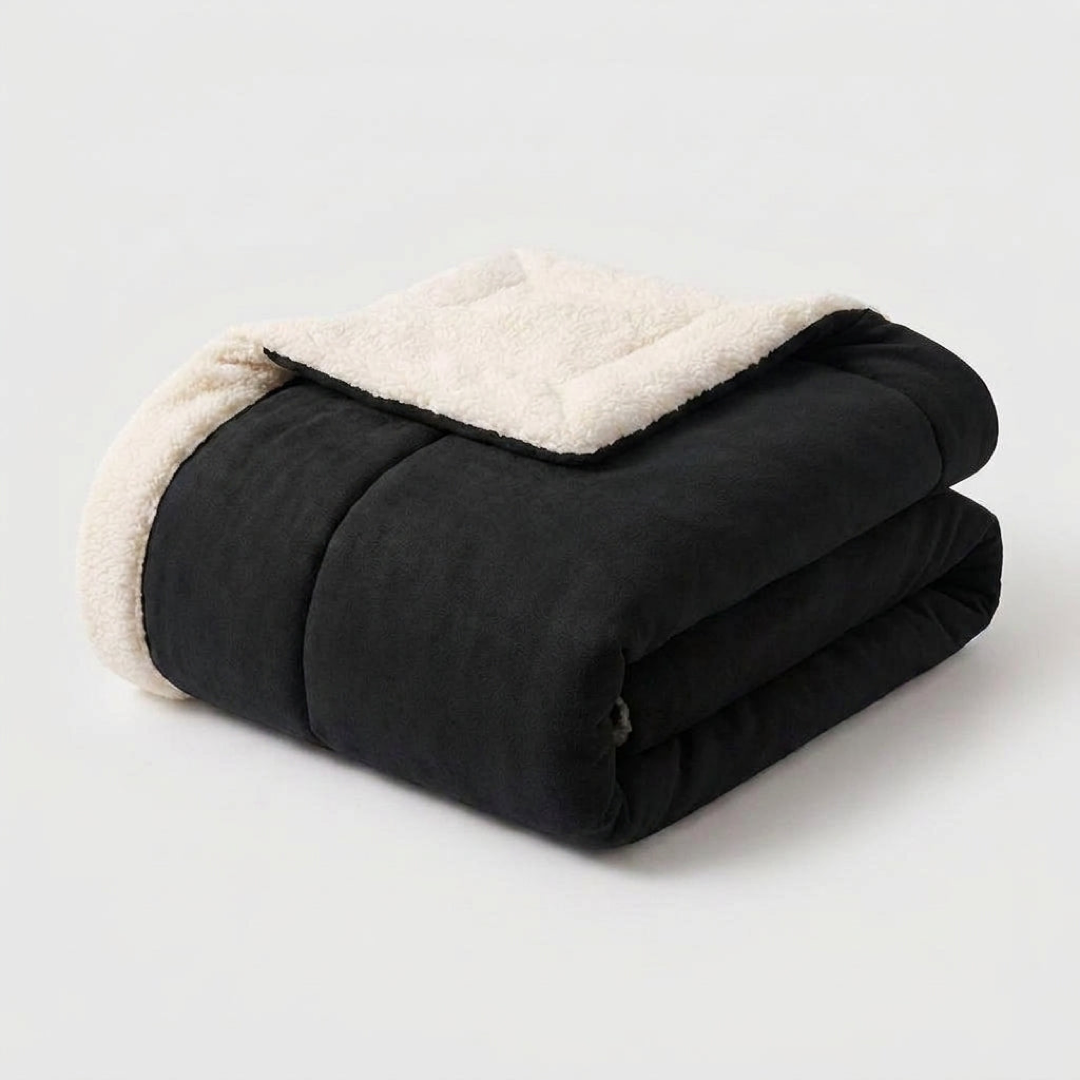 Pluche fleece deken voor blijvende warmte