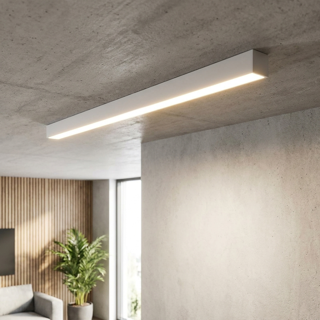 Scandinavische LED-plafondlamp voor heldere verlichting  