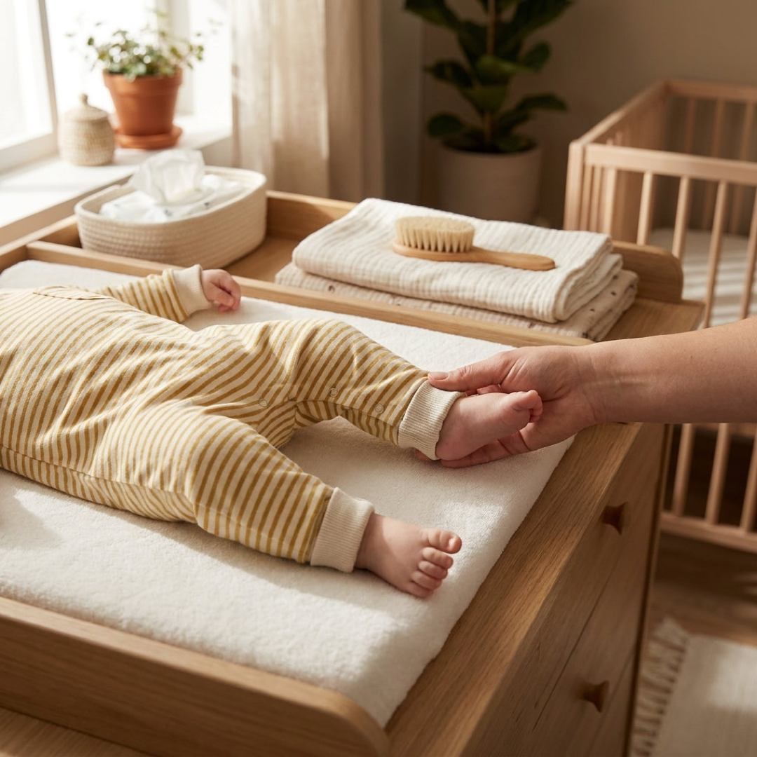Baby-Bio-Baumwollstrampler für empfindliche Haut