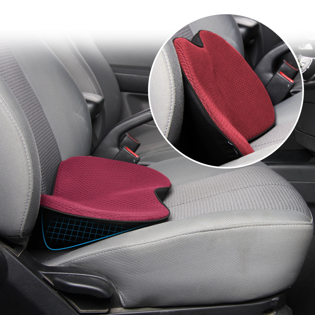 Cuscino in memory foam per guidatore per una migliore visibilità