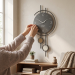 LYKKA Timepiece – Horloge murale nordique pour une mesure du temps paisible