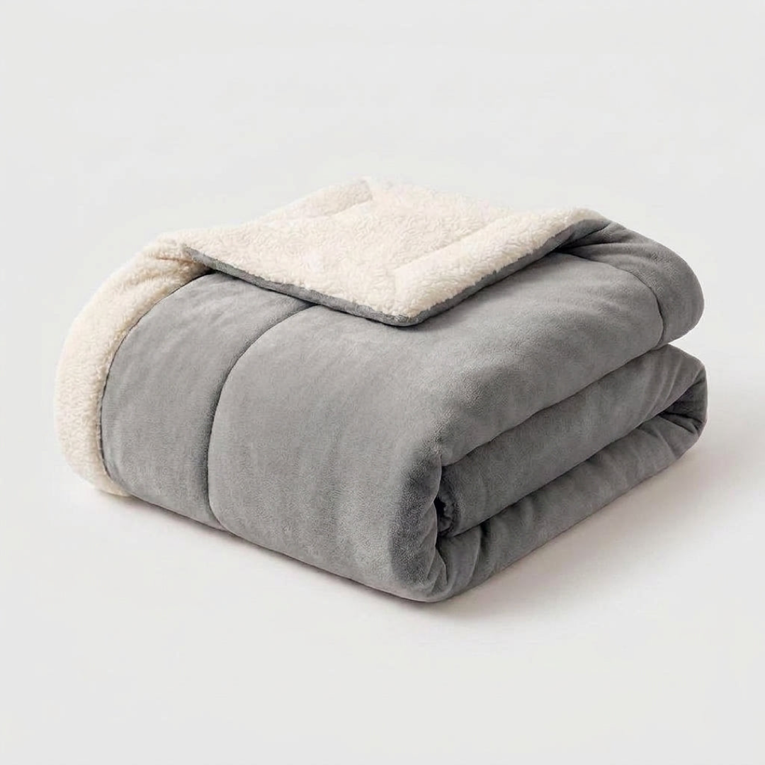 Pluche fleece deken voor blijvende warmte