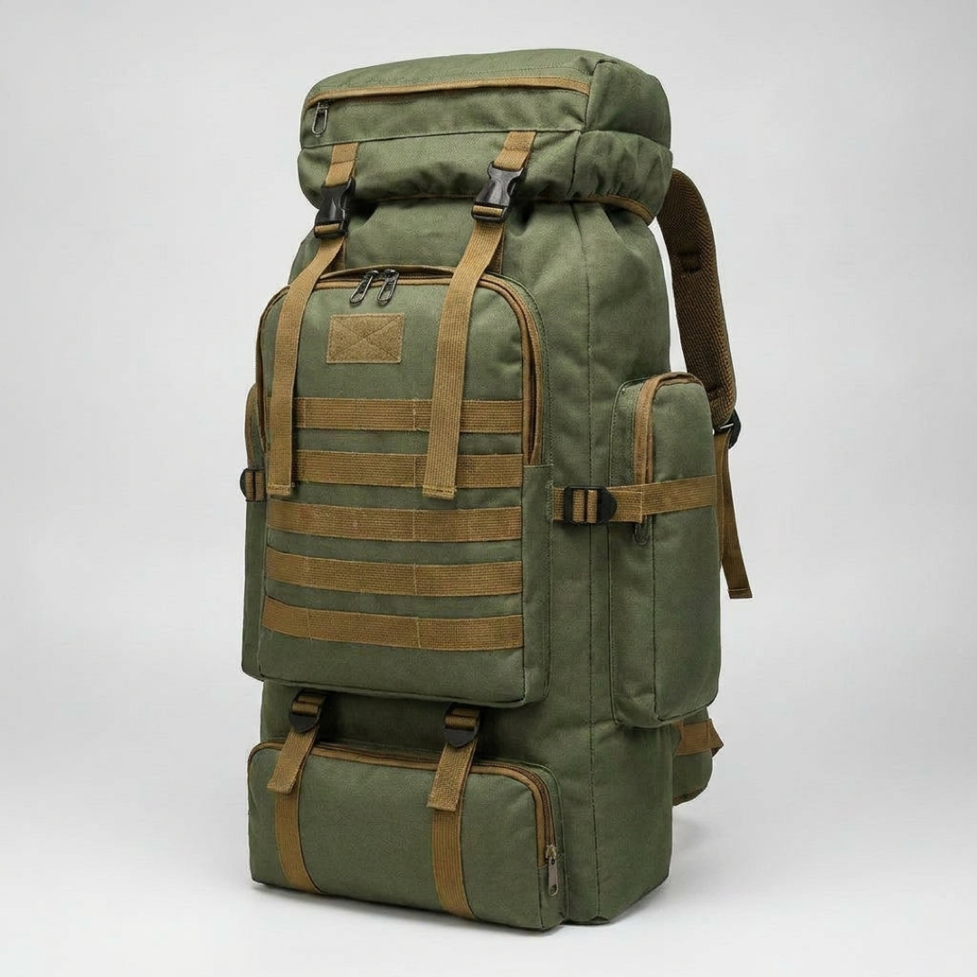 Mochila de senderismo de 40L para equipo seco y organizado