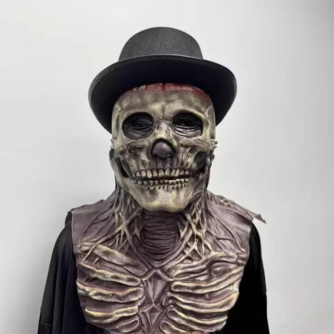Ontblote Hersenen Schedelmasker voor directe horror