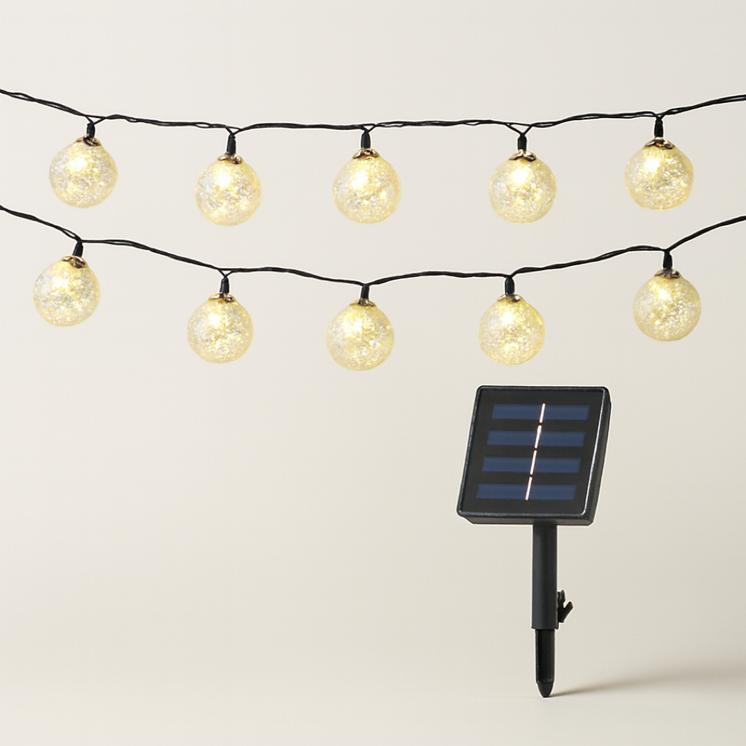 Guirlandes lumineuses à motifs pour terrasses accueillantes