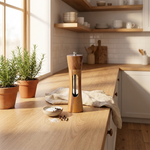 Holz-Gewürzmühle mit verstellbarem Mahlwerk
