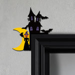 Pumpkin Witch Door Corner Decoration