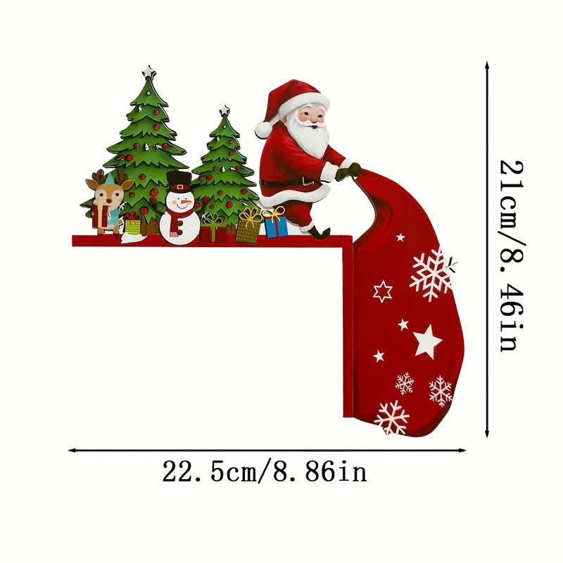Kerstboom-sintdeurhoekdecoratie