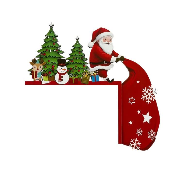 Kerstboom-sintdeurhoekdecoratie