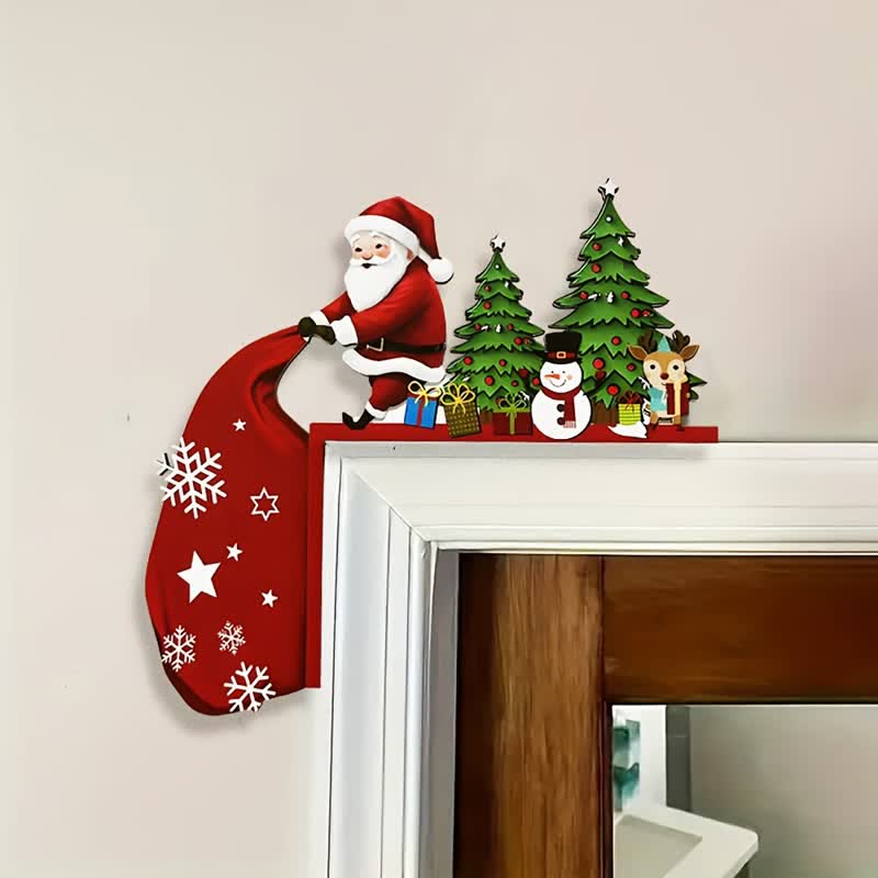Kerstboom-sintdeurhoekdecoratie