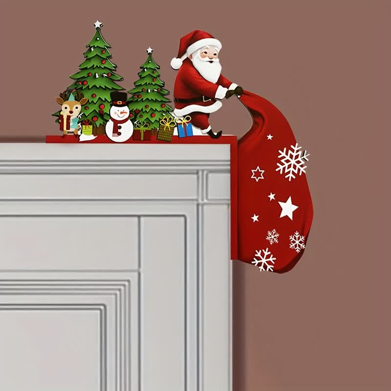 Kerstboom-sintdeurhoekdecoratie