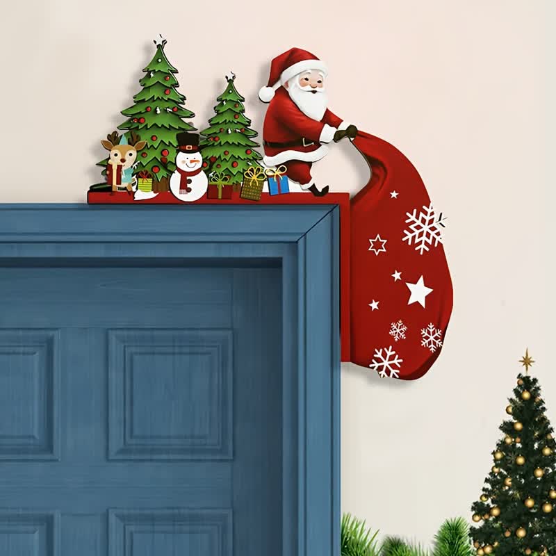 Kerstboom-sintdeurhoekdecoratie
