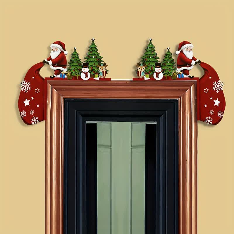 Kerstboom-sintdeurhoekdecoratie
