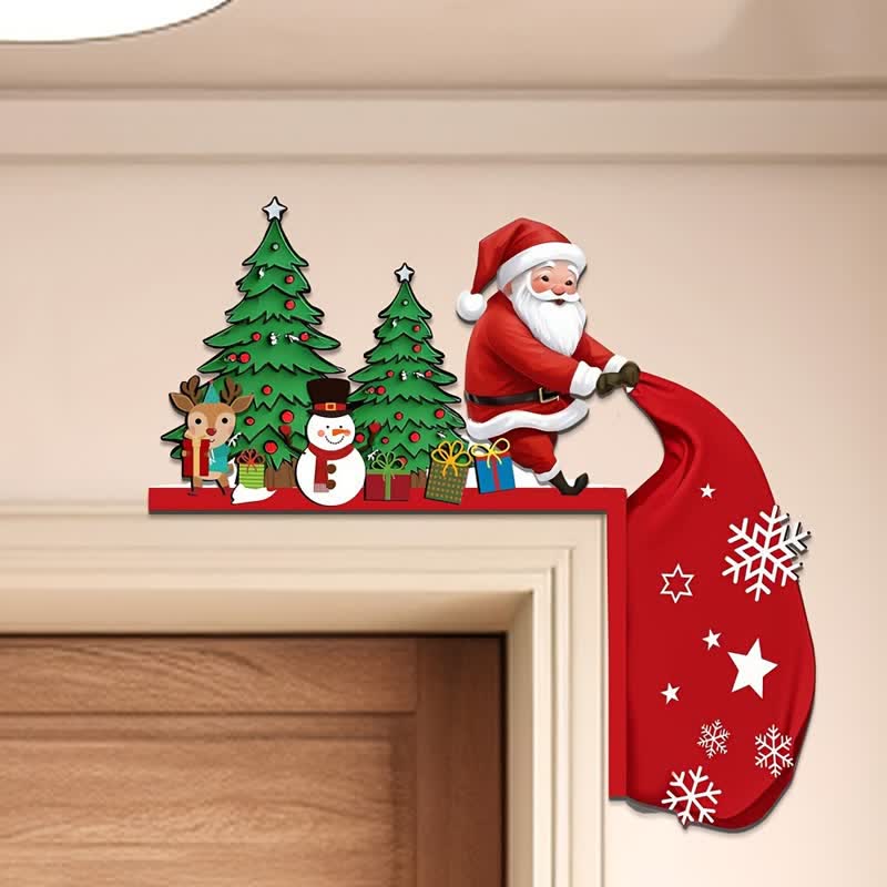 Kerstboom-sintdeurhoekdecoratie