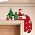 Kerstboom-sintdeurhoekdecoratie