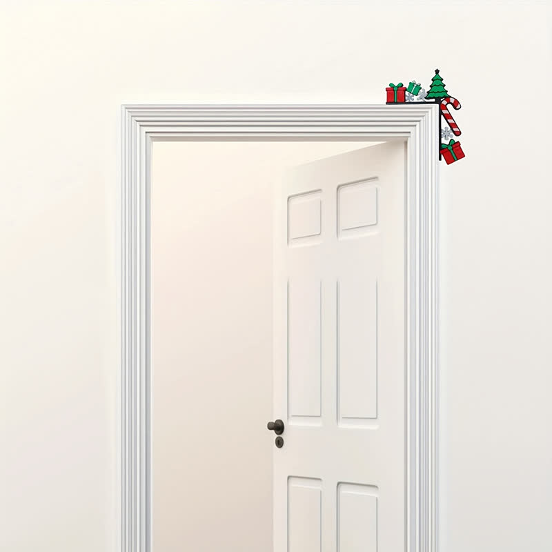Decorațiune pentru cadrul ușii de Crăciun pentru intrări festive