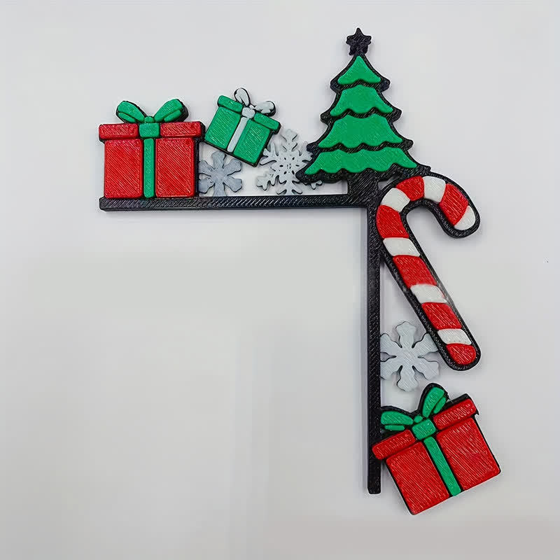 Decorațiune pentru cadrul ușii de Crăciun pentru intrări festive
