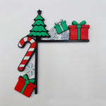 Decorațiune pentru cadrul ușii de Crăciun pentru intrări festive