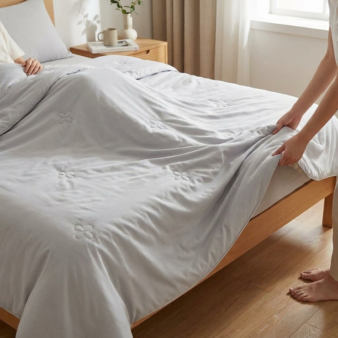 Verkoelende deken voor comfortabel slapen bij warm weer
