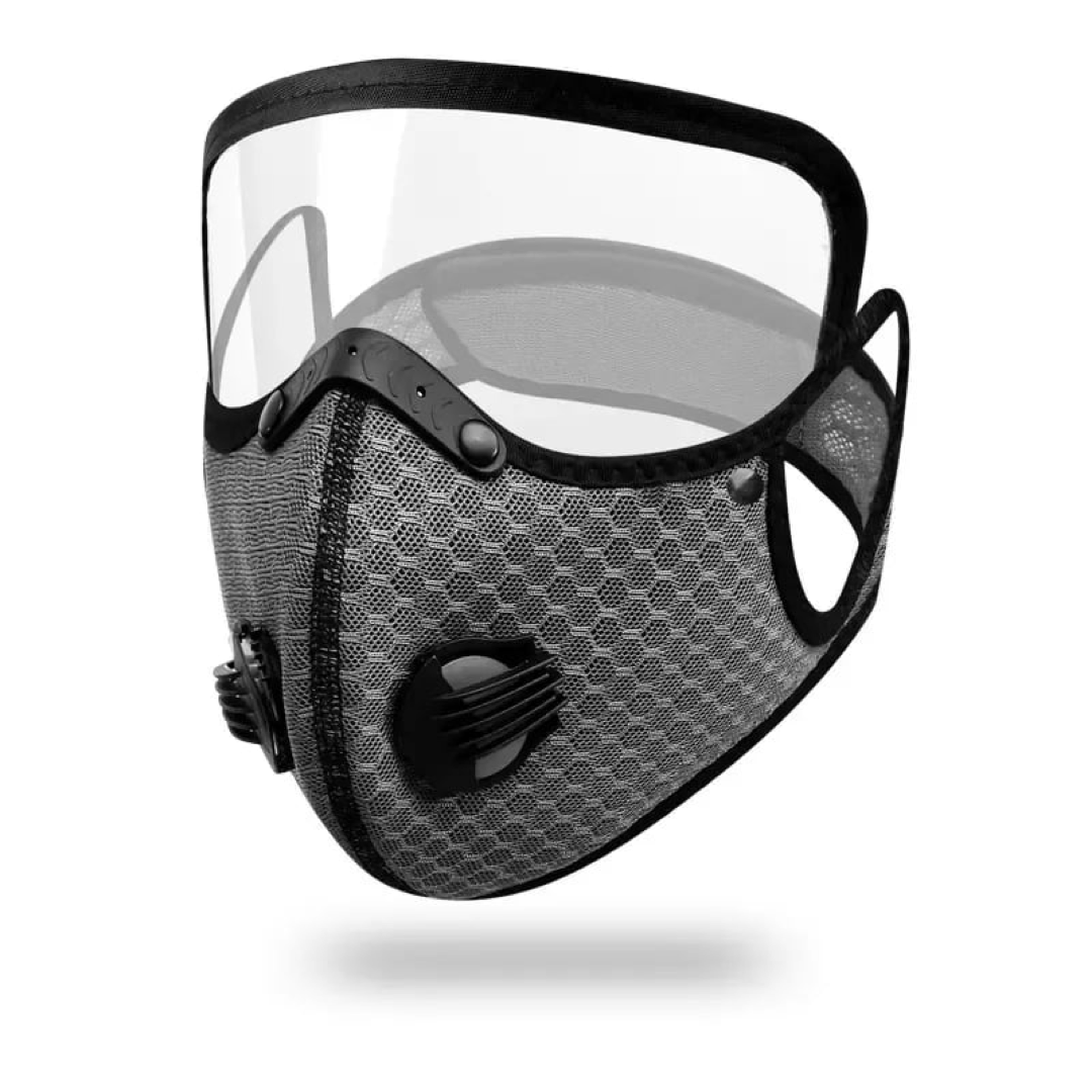 Verstelbaar koolstoffiltermasker voor stoffige klussen