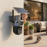 Solární bezpečnostní kamera 4K pro všestranné monitorování