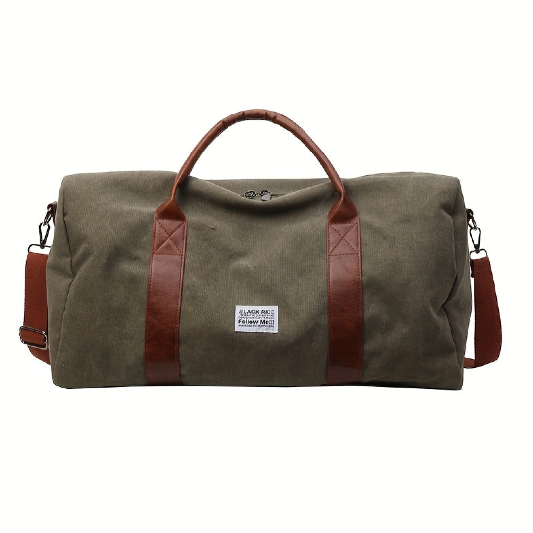 Gewassen Canvas Duffel voor Moeiteloos Inpakken