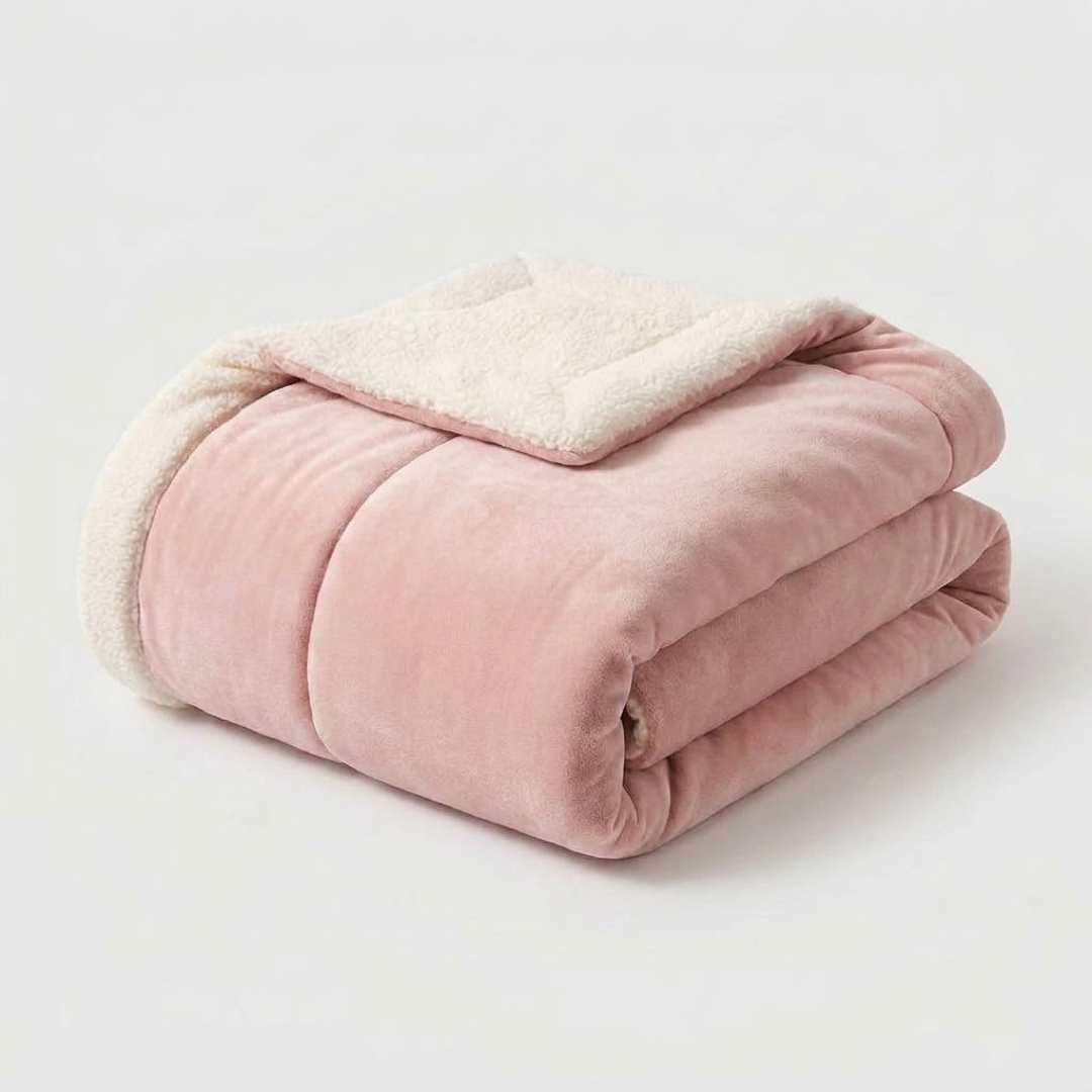 Pluche fleece deken voor blijvende warmte