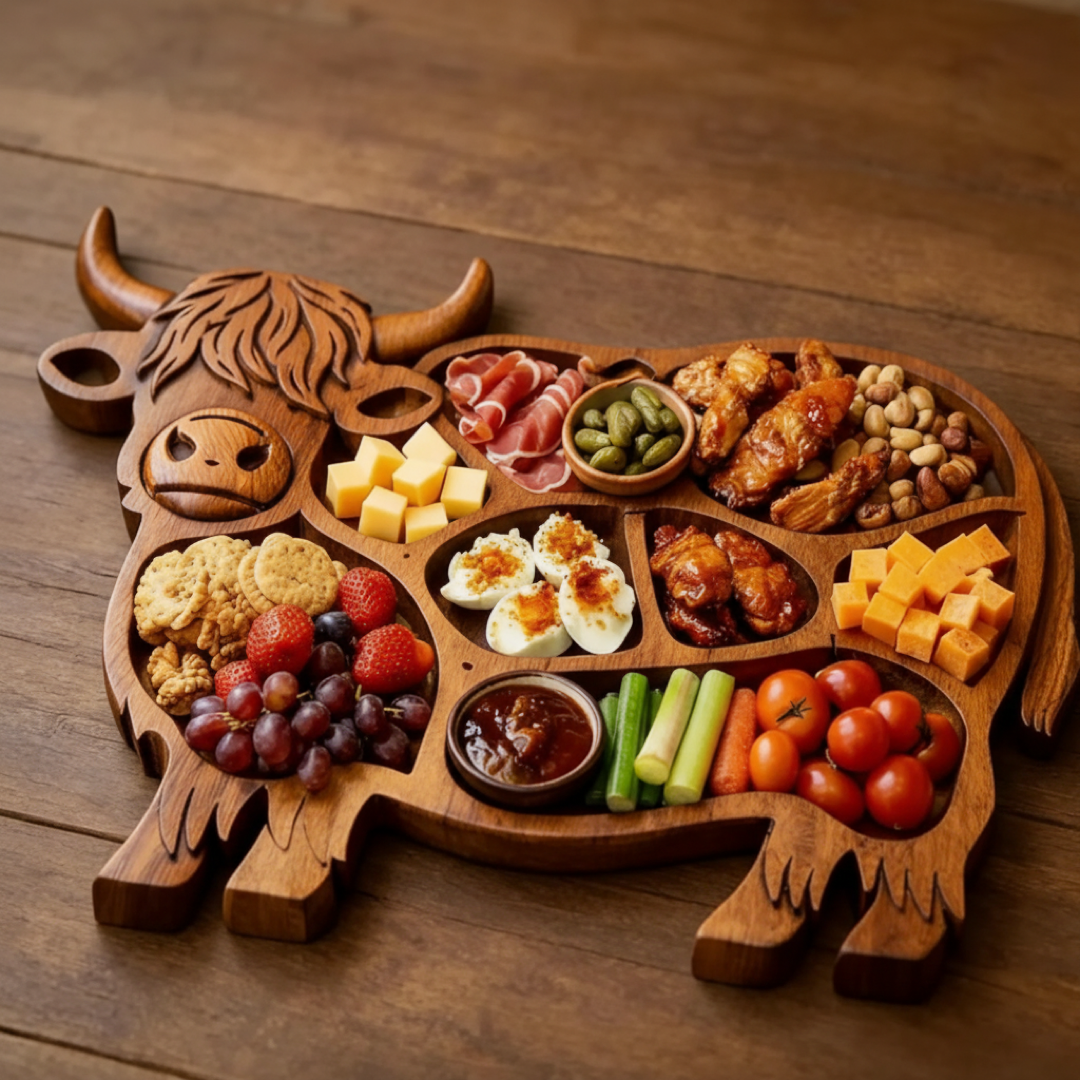 Decorative Farmhouse Serving Board for Cozy Gatherings
