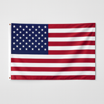 Bandera patriótica para todo clima con color duradero