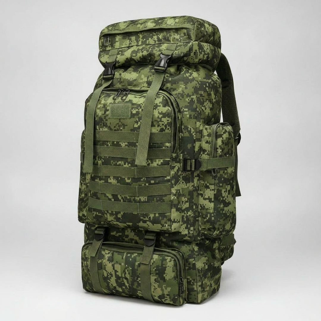 Mochila de senderismo de 40L para equipo seco y organizado
