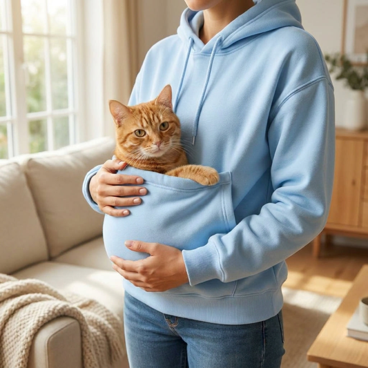 Dierenzak hoodie voor knuffels zonder handen  