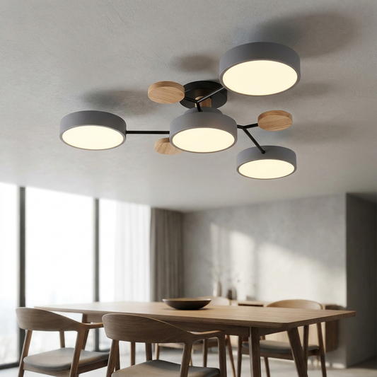 Plafonnier LED minimaliste – lumière peu encombrante