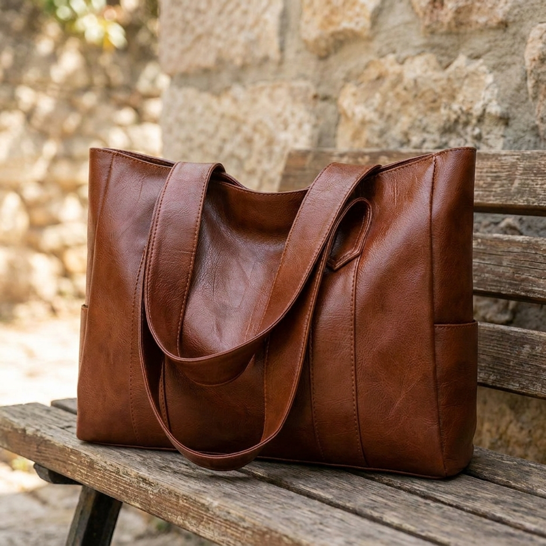 Geantă de umăr vintage din piele – eleganță de zi cu zi