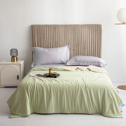 Dubbelzijdige koelende quilt voor een rustgevende slaap