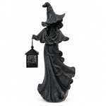 Schwarze Hexenlaterne für gemütliches Halloween-Licht
