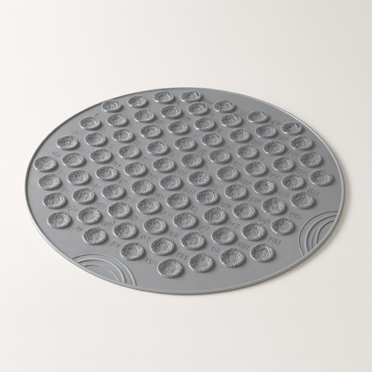 Round Non-Slip Bath Mat with Suction Cups